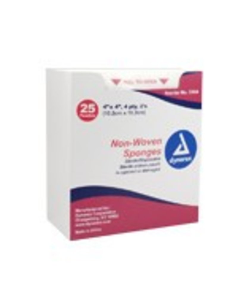 Non-Woven Sponge- Sterile 4" x 4" 2's single