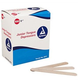 Tongue Depressors 6" Non-sterile 500/box single
