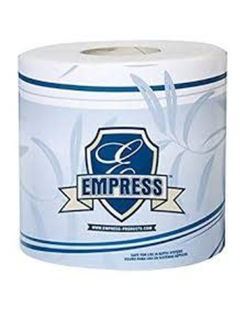 Empress 2ply Bath tissue 4.5"x3.5" 96 rolls/case 500 sheets/roll