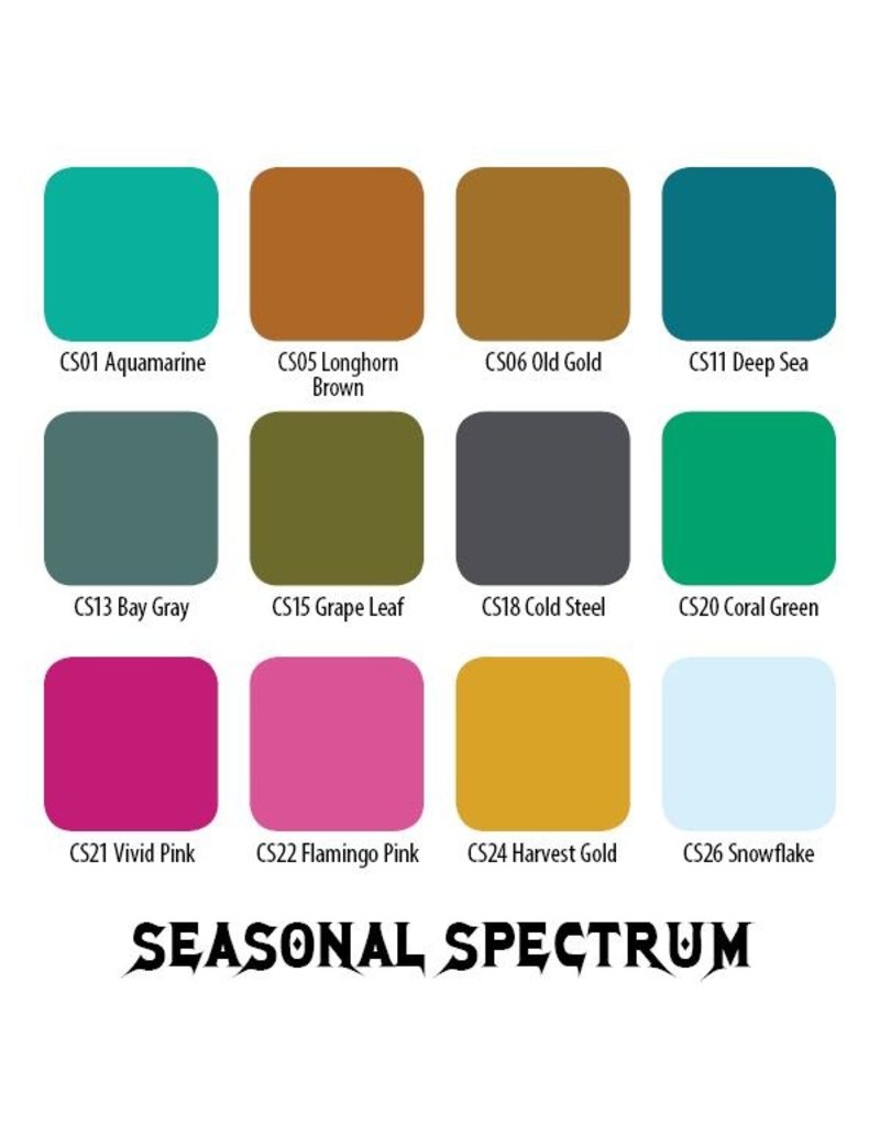 Eternal Tattoo Supply Eternal Chukes Seasonal Spectrum Series Set