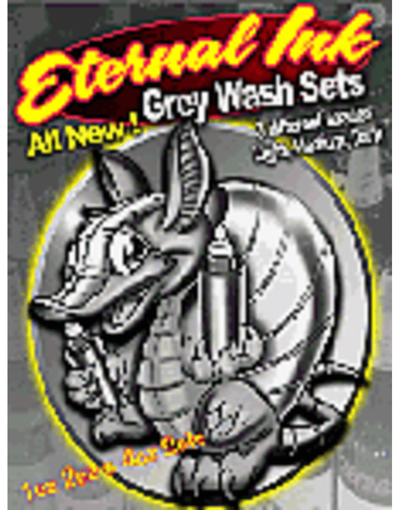 Eternal Tattoo Supply Eternal Gray Wash 5 pc Set
