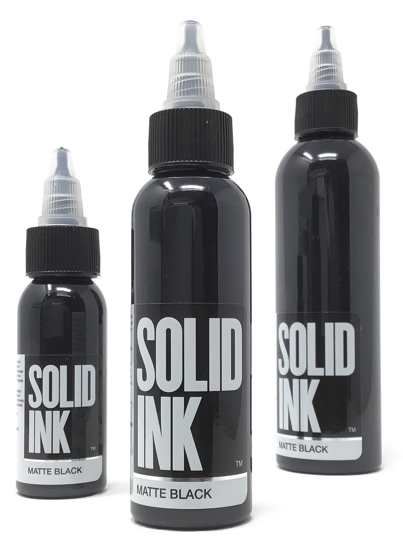 Solid Ink Matte Black - Darkside Tattoo Supply Inc