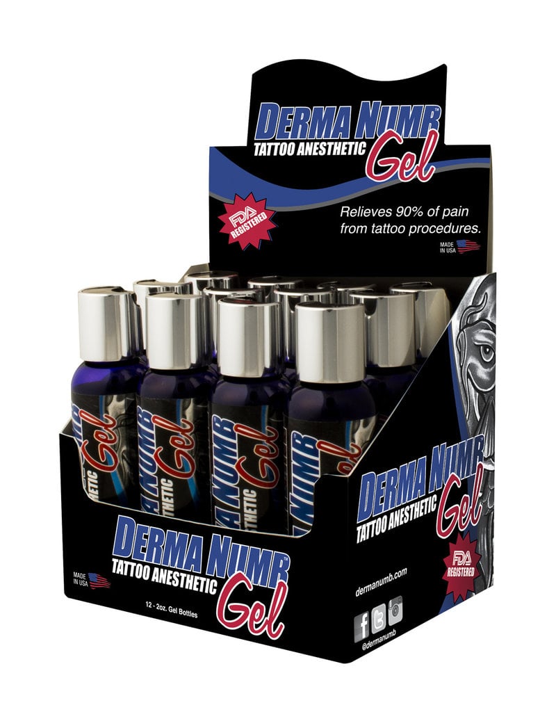 DermaNumb Tattoo Anesthetic Gel 2 oz single