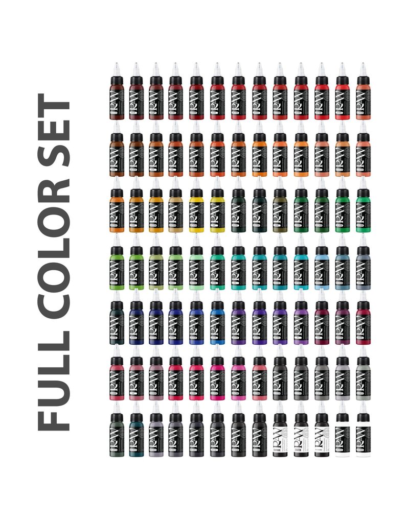 Raw Pigments Raw Complete Set (119 colors) 2 oz