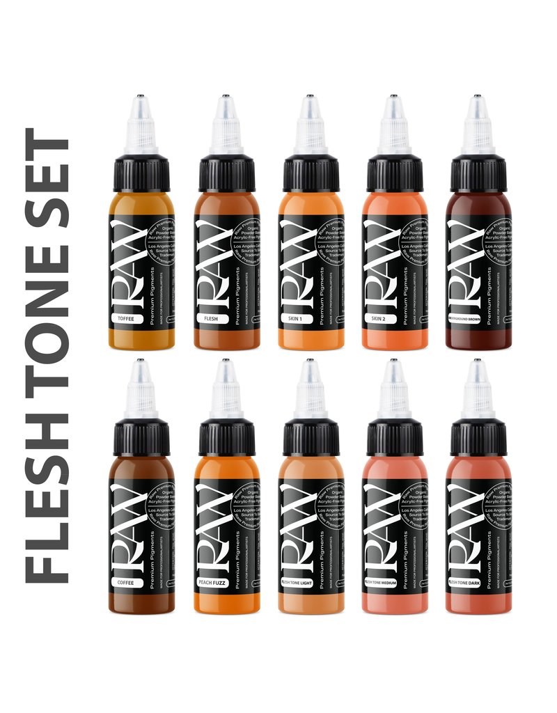Raw Pigments Raw Flesh Tone Set (10 pc)