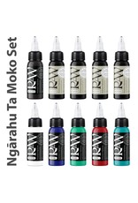 Raw Pigments Raw Ngarahu Ta Moko Set (10 pc)