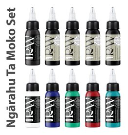 Raw Pigments Raw Ngarahu Ta Moko Set (10 pc)
