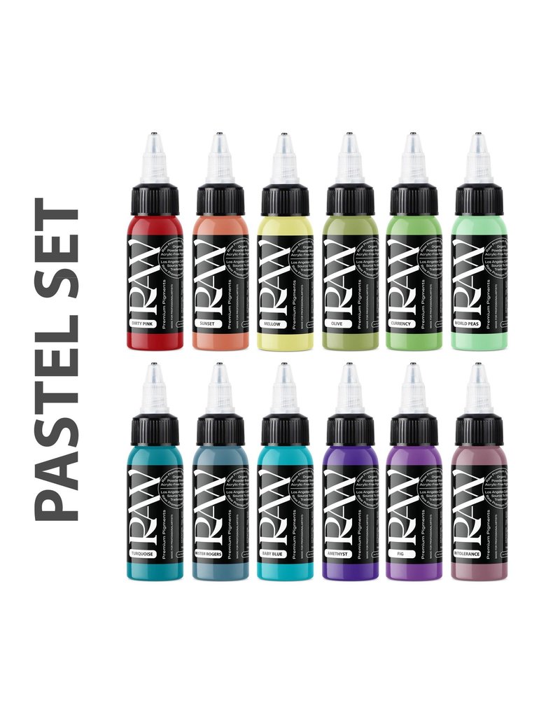 Raw Pigments Raw Pastel Set (12 pc)