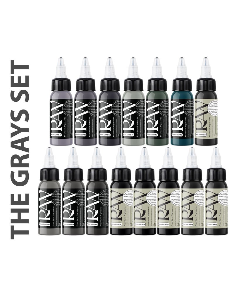 Raw Pigments Raw The Grays Set