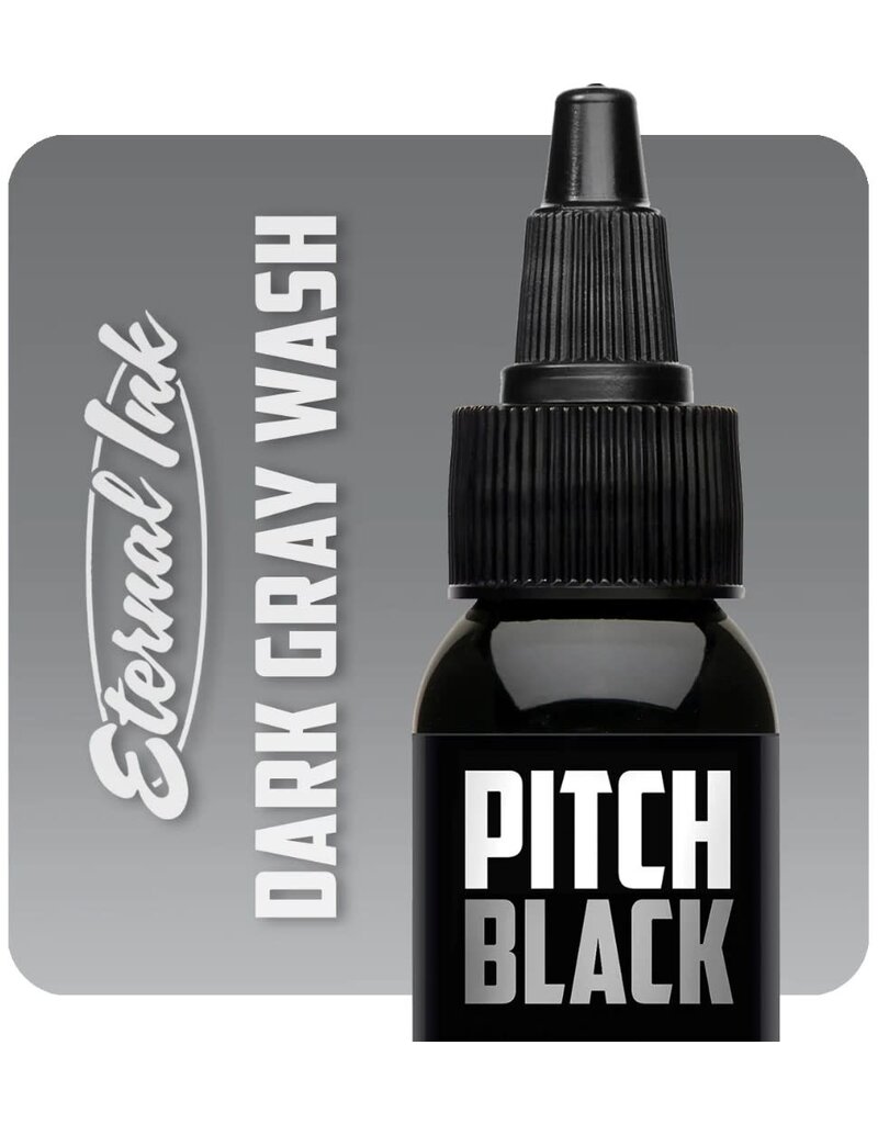 Eternal Pitch Black Medium Gray Wash - Darkside Tattoo Supply Inc