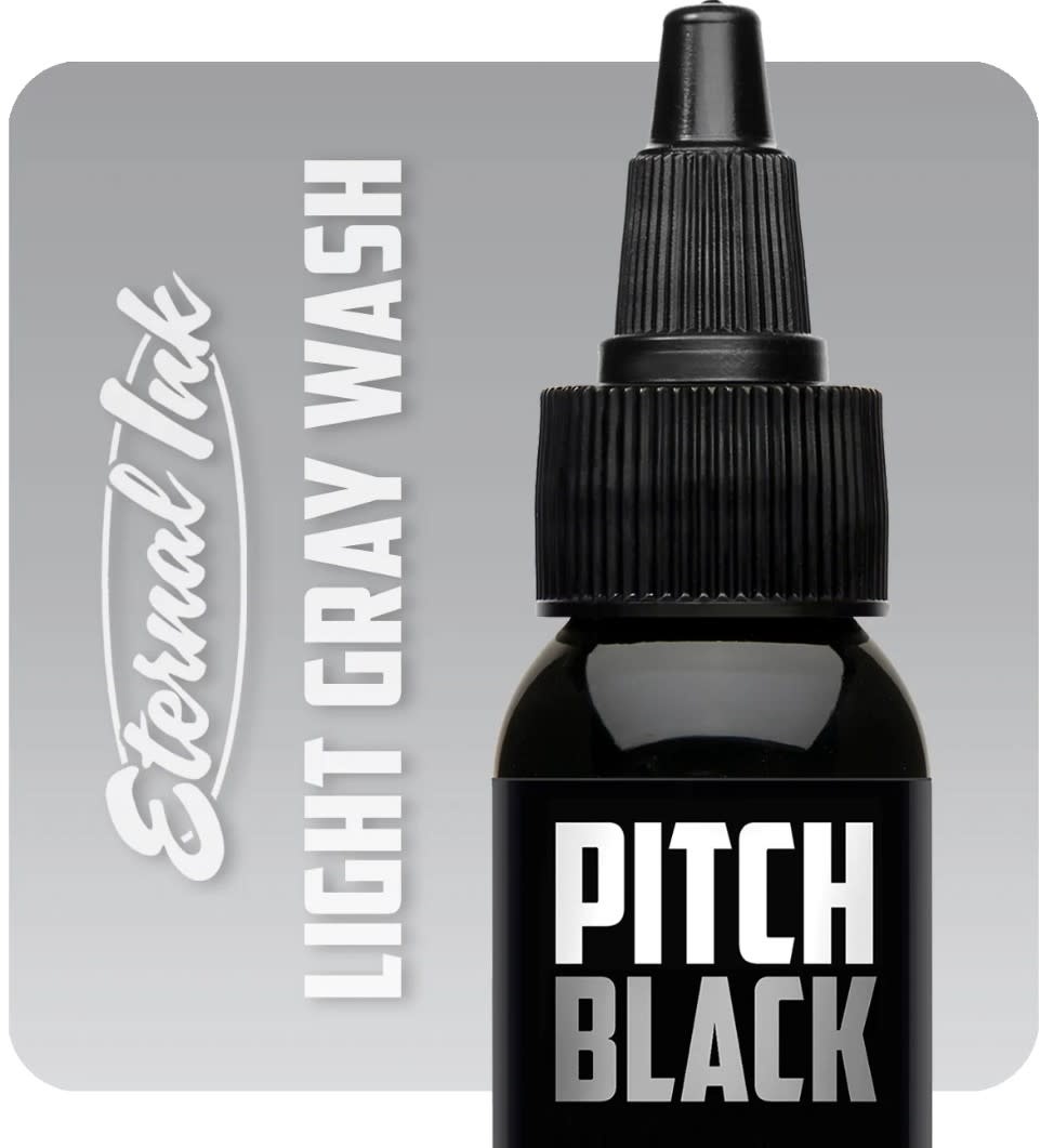 Eternal Ink - Tattoo Ink in Pitch Black - Classic lining, Size 1 oz