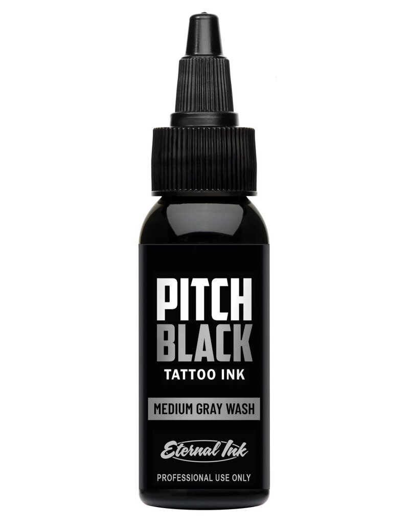 Eternal Tattoo Supply Eternal Pitch Black Medium Gray Wash