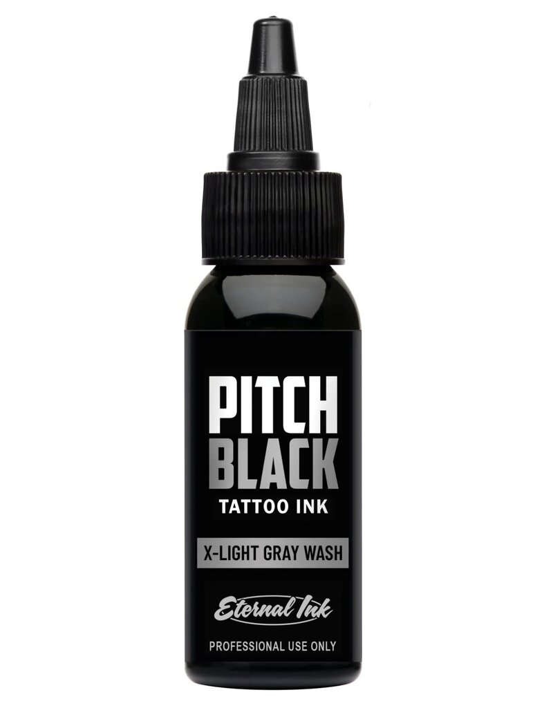 Eternal Tattoo Supply Eternal Pitch Black X-Light Gray Wash