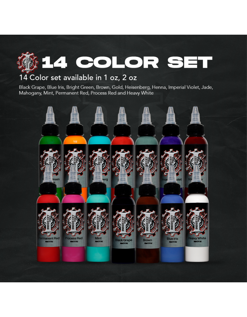 Industry Inks Industry 14 Color Set 1 oz