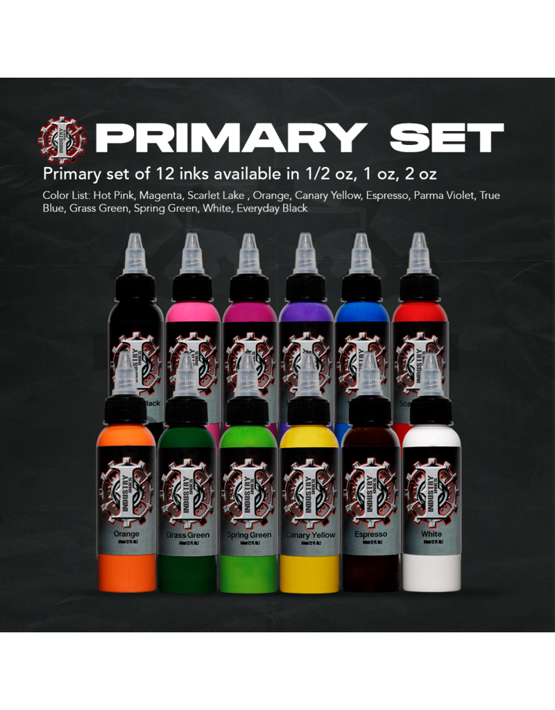 Industry Inks Industry Primary Set 12 pc 1 oz