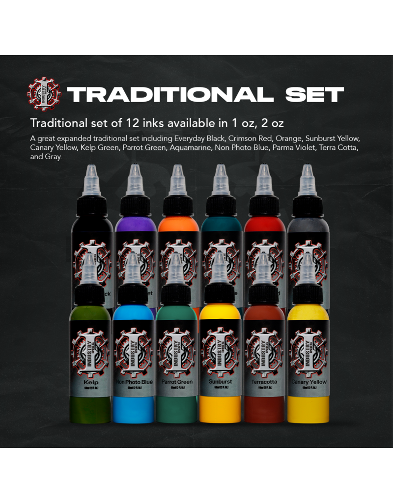 Industry Inks Industry Traditional Set 12 pc 1 oz