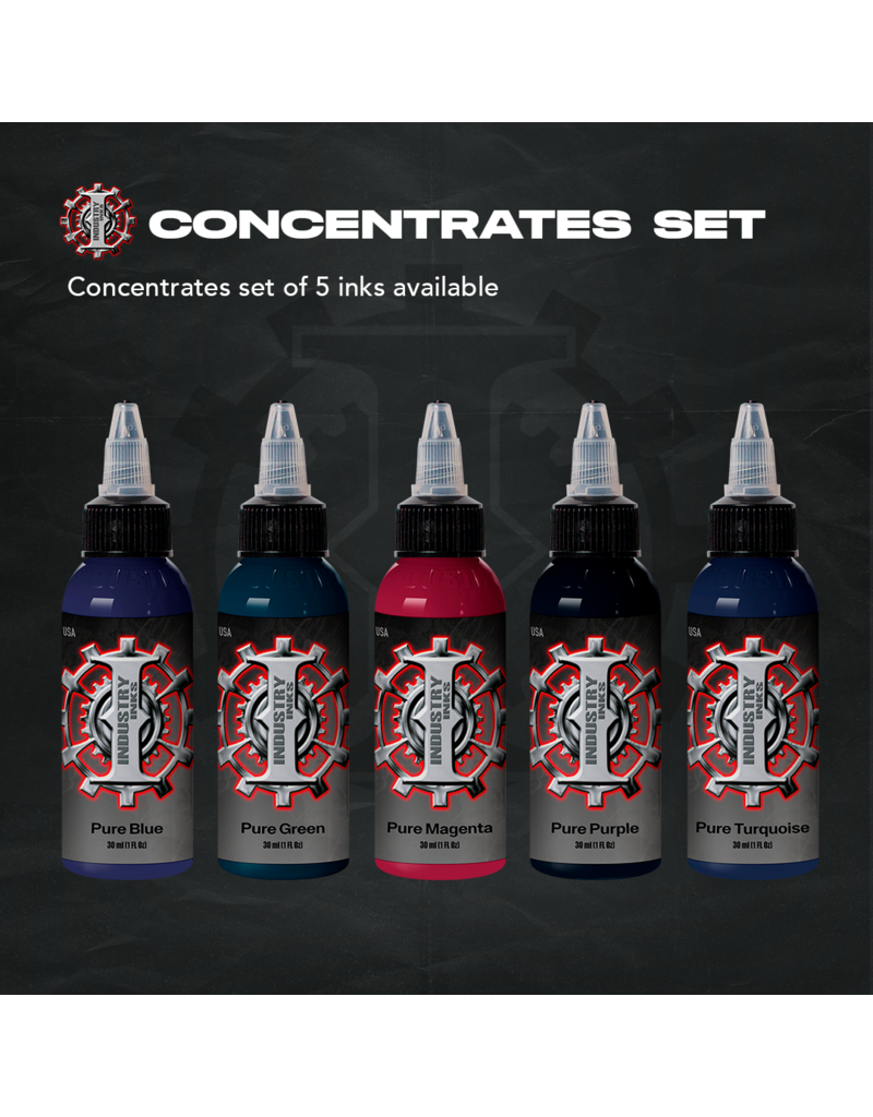 Industry Inks Industry Pure Concentrate Set (5 pc)