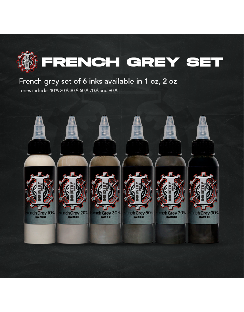 Industry Inks Industry French Grey Color Set (6 pc)