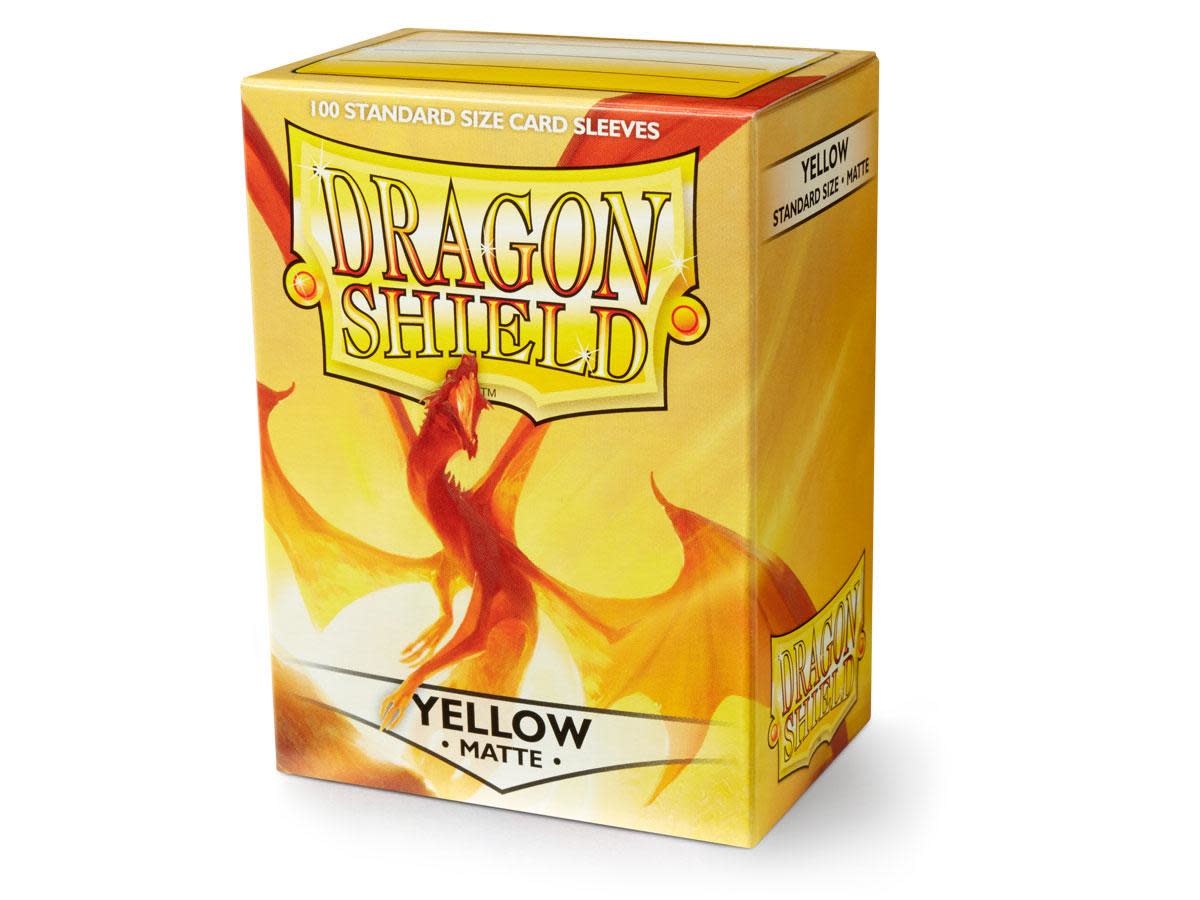 Core Dragon Shields Yellow - Dragon Shield Matte 100Ct