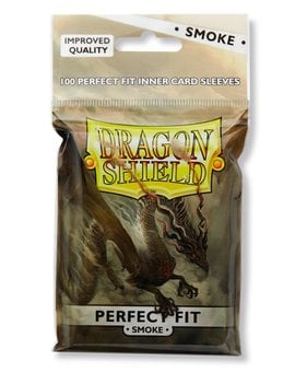 Core Dragon Shields Dragon Shield Perfect Fit 100Ct: Smoke