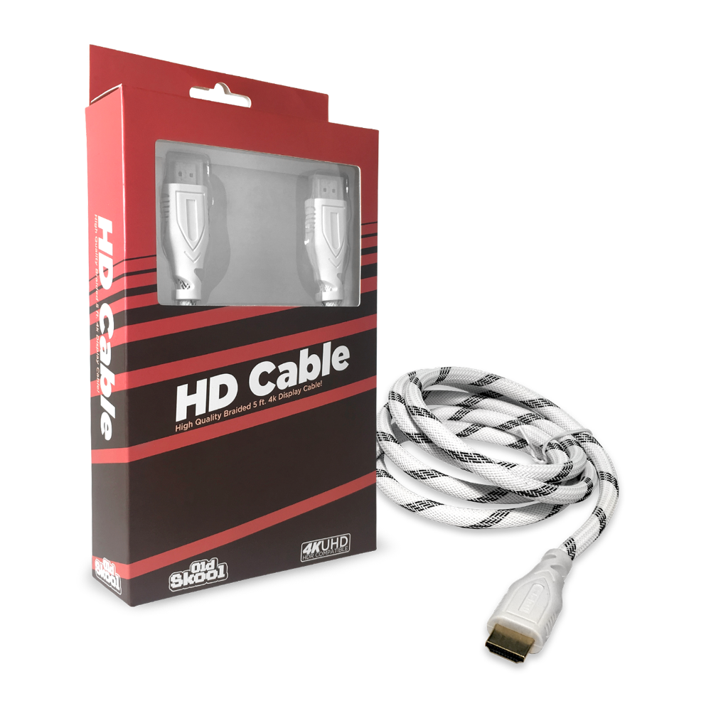 Old Skool 4K Compatible HDMI Cable - 5 ft.