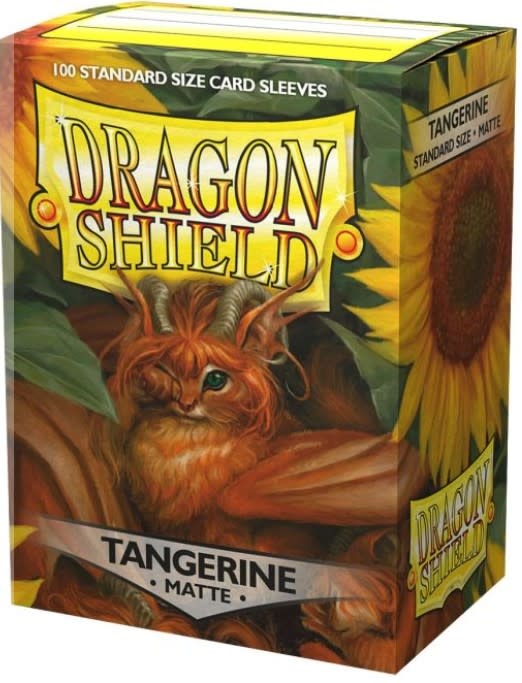 Core Dragon Shields Tangerine - Dragon Shield Matte 100Ct