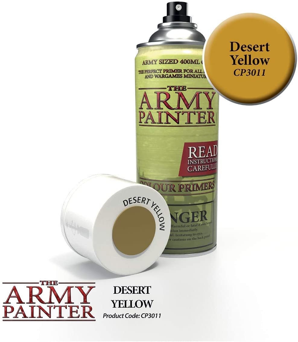 Army Painter Colour Primer - Desert Yellow