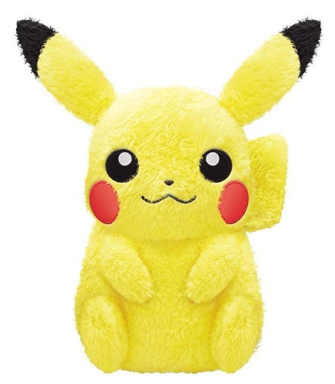 fluffy pikachu plush