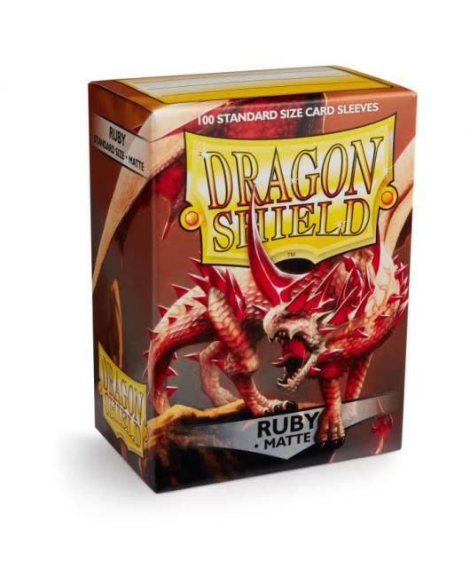 Core Dragon Shields Ruby - Dragon Shield Matte 100Ct