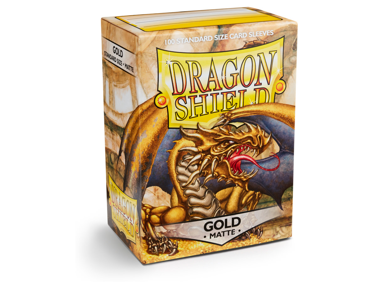 Core Dragon Shields Gold - Dragon Shield Matte 100Ct