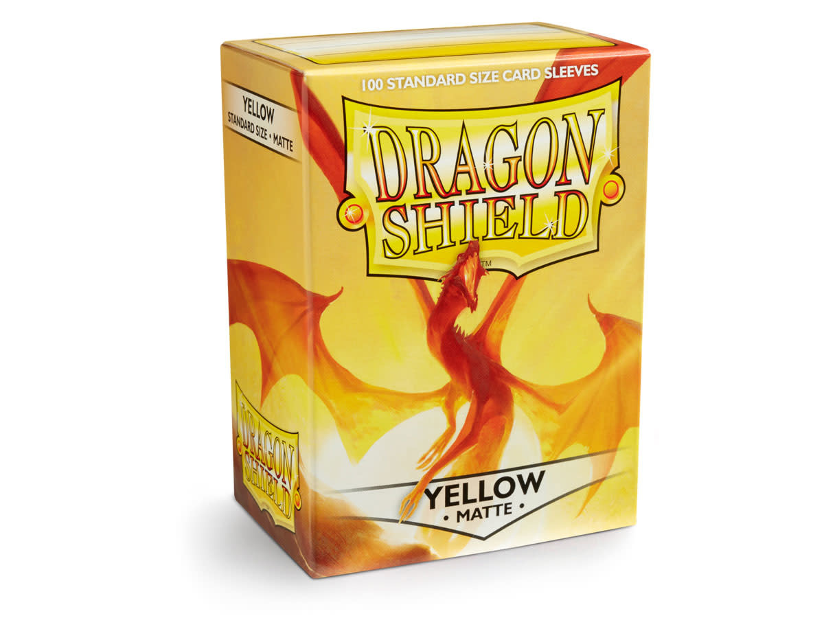 Core Dragon Shields Yellow - Dragon Shield Matte 100Ct