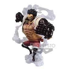 Estátua Monkey D. Luffy Gear 4 FexQ One Piece Rongzon Figure - Laventy