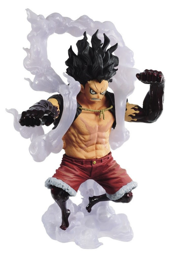 Banpresto One Piece King of Artist The Monkey D. Luffy Gear 4 Special  Version B Figure Tan & White - US