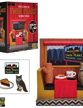 Twin Peaks Icons Bobble Head with Enamel Pin Set #1 (Entertainment Earth Exclusive)
