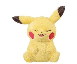 fluffy pikachu plush