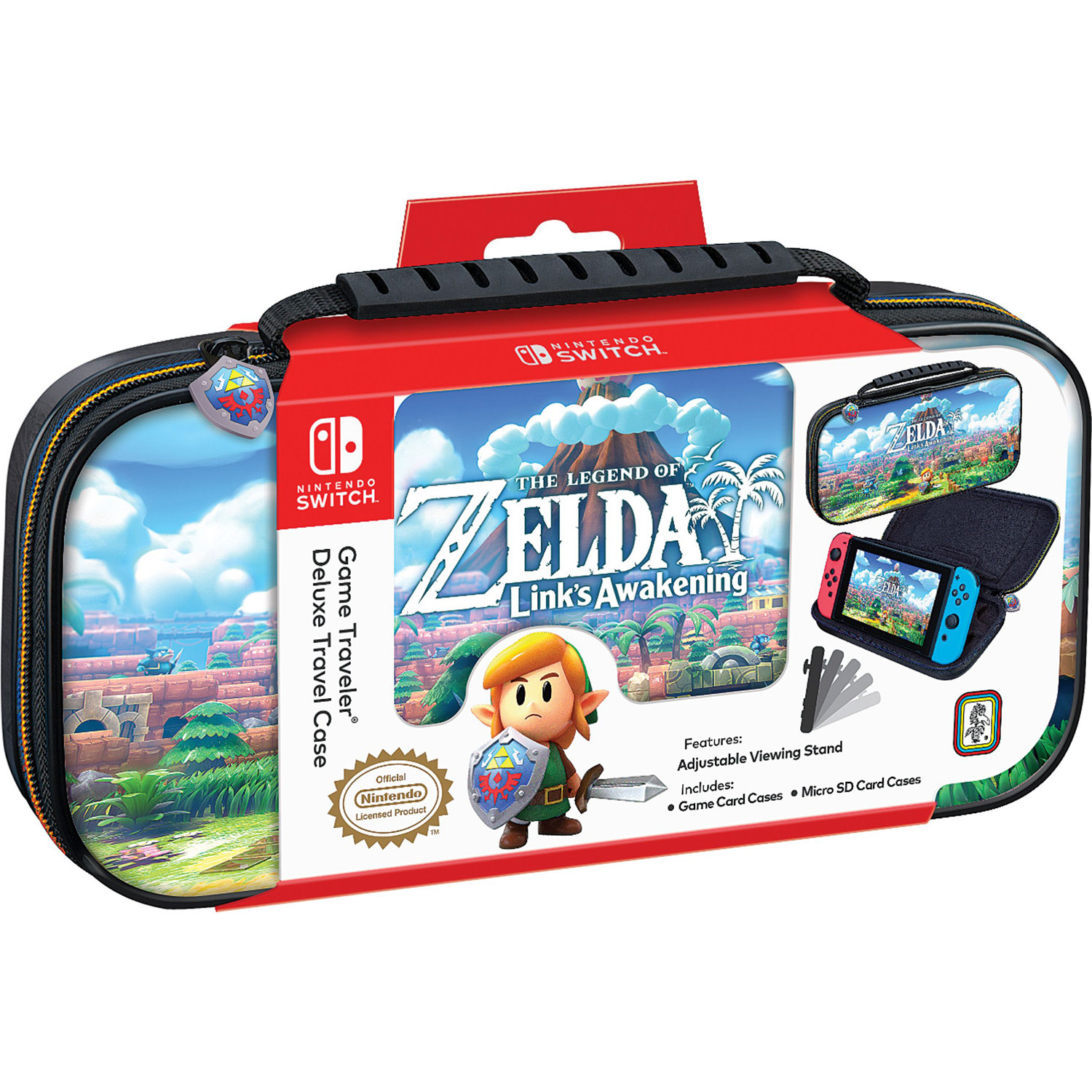 Nintendo Legend Of Zelda Link S Awakening Deluxe Travel Case Switch Gamer Oasis Nintendo Legend Of Zelda Link S Awakening Deluxe Travel Case Switch Gamer Oasis