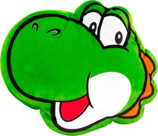 Yoshi Head Club Mocchi Mocchi Cushion Super Mario Gamer Oasis