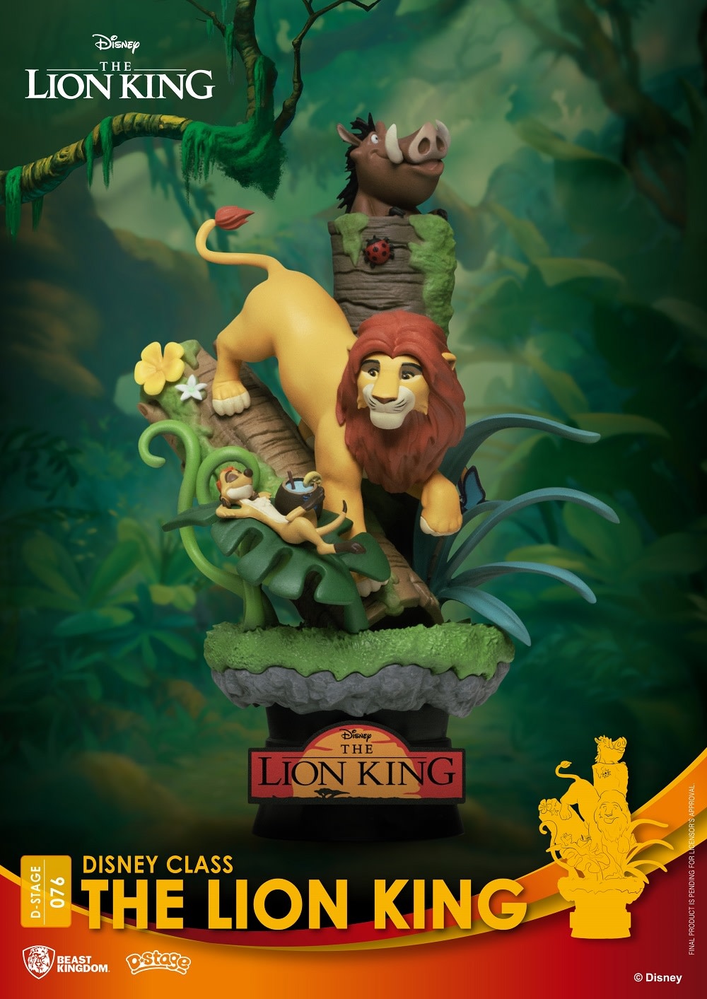 Beast Kingdom Disney Lion King D-Stage 6-Inch Statue