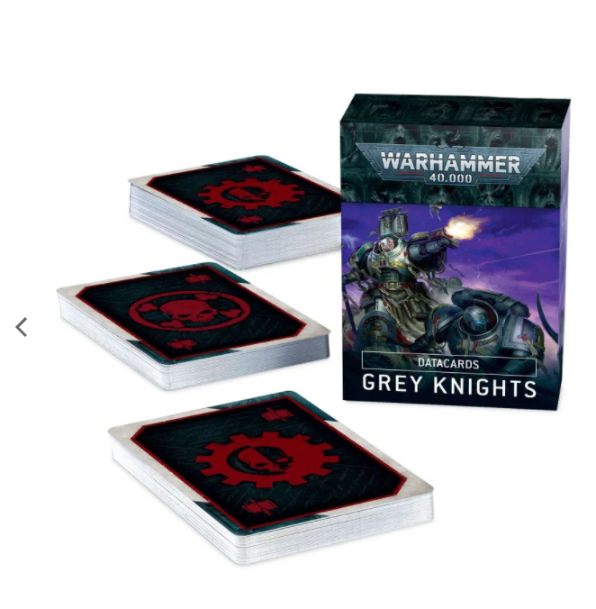 Games Workshop Datacards: Grey Knights