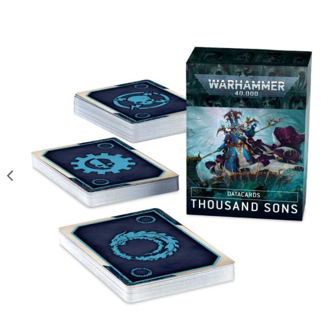 Games Workshop Datacards: Thousand Sons