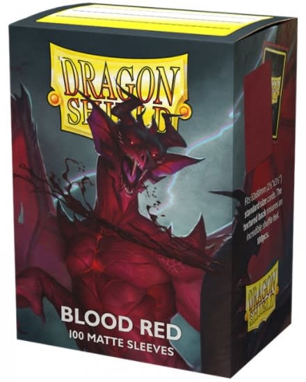 Core Dragon Shields Blood Red - Dragon Shield Matte 100Ct