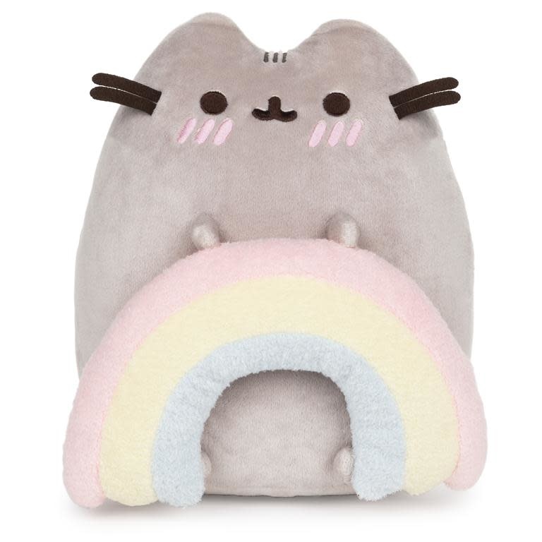 Gund Pusheen with Rainbow  9.5" Plush - Pusheen