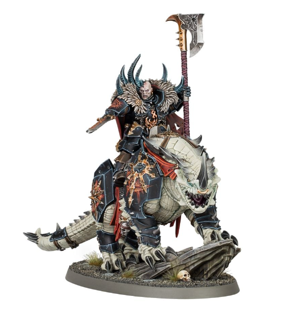 Slaves to Darkness: Chaos Lord on Karkadrak