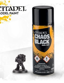 Games Workshop BSF Citadel Spray Paint: Chaos Black