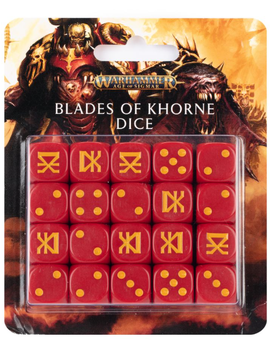 Blades of Khorne Dice Set