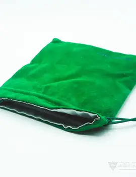 Green - Velvet Medium Dice Bag - Die Hard Dice