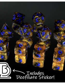 Avalore Mintaka for B Dave Walters - 11pc RPG  Set Die Hard Dice