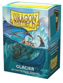 Core Dragon Shields Glacier: Dragon Shield Dual Matte 100ct