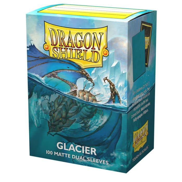 Core Dragon Shields Glacier: Dragon Shield Dual Matte 100ct