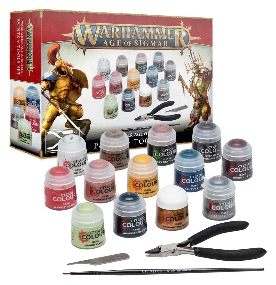 Games Workshop BSF Age of Sigmar: Paints + Tools